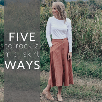 Five (5) Ways to Rock a Midi Skirt This Fall