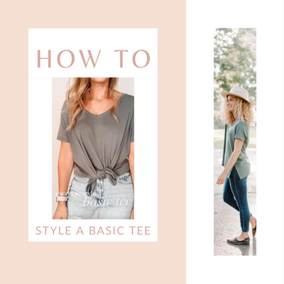 4 Ways to Style Your Basic Tees