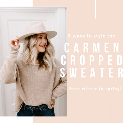 9 Ways to Style the Carmen Cropped Sweater