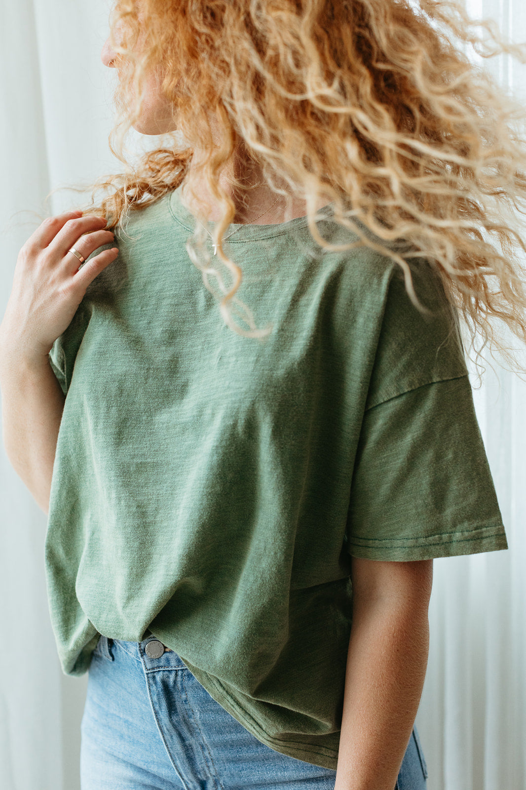 washed_green_short_sleeve_tee_dropped_shoulder